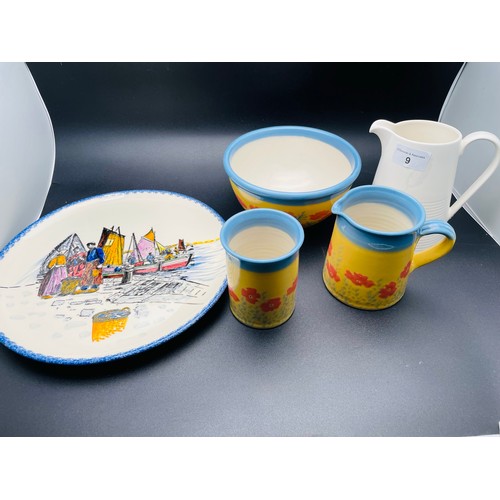 9 - A collection of Irish pottery and Wedgwood