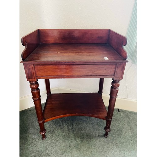 214 - Mahogany wash stand, 18''d x 25''w x 36''h