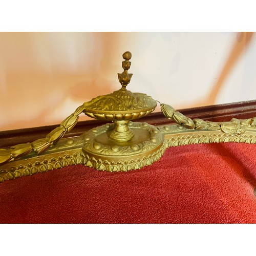 88 - Superb 19th century carved gilt wood console table with fitted white marble top 49''w x 17''d x 36''... 