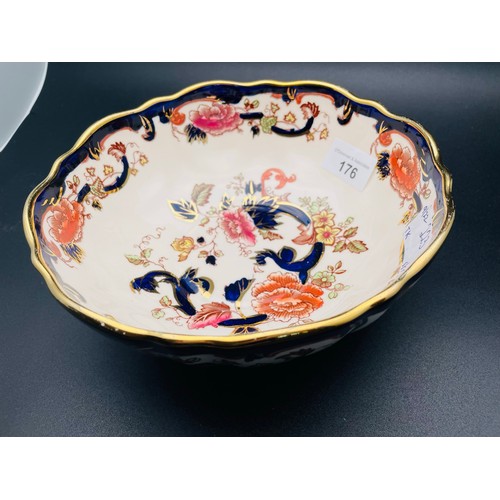 176 - A Masons Mandalay footed bowl, 8''d