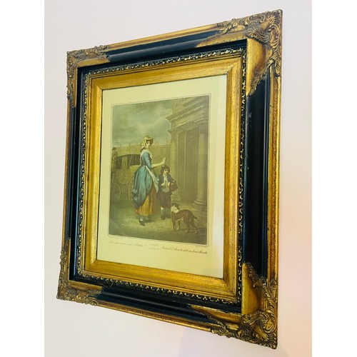 85 - A superb pair of gilt framed Victorian Cries of London, 24''h x 19''w