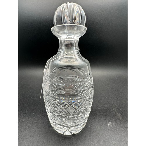 33 - Waterford Crystal decanter (stopper is loose) 9''h