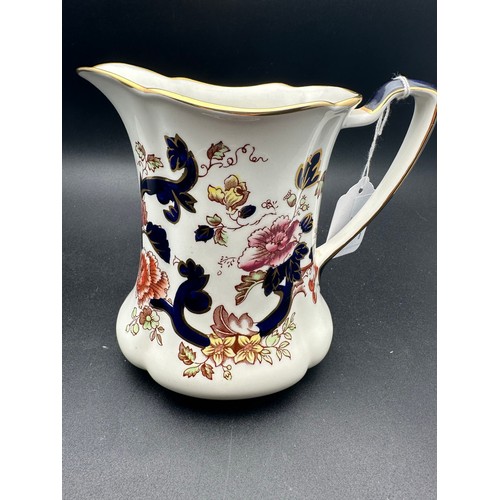 174 - Masons Mandalay jug, 7'' h, no chips or cracks