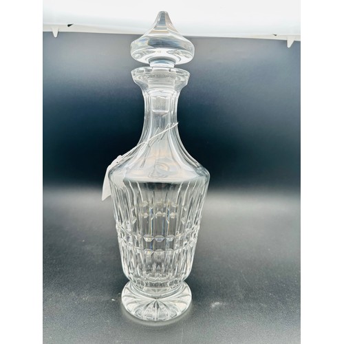 118 - Waterford Crystal 13'' decanter with stopper. No chips or cracks