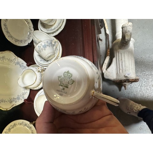 377 - Aynsley tea service, 21 pieces -Mayfield 188 pattern