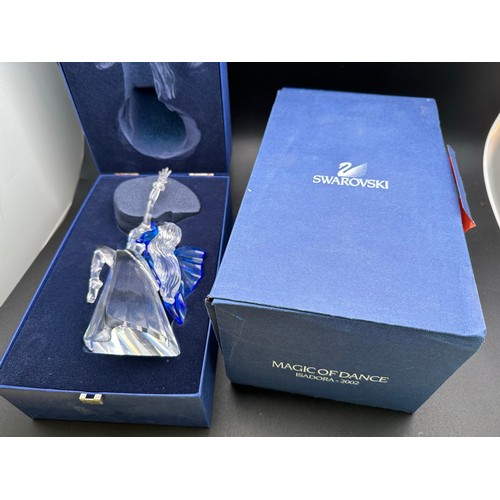 74B - Swarovski Crystal figure Isadora 2002 with original boxes and certificates of Authenticity