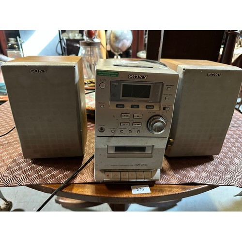 388 - SONY mini system with 2 speakers, working