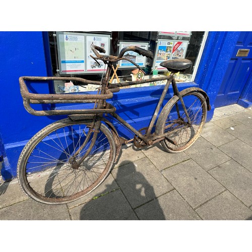 436 - Philips very rare butchers bicycle c. 1920's, seat h 3'