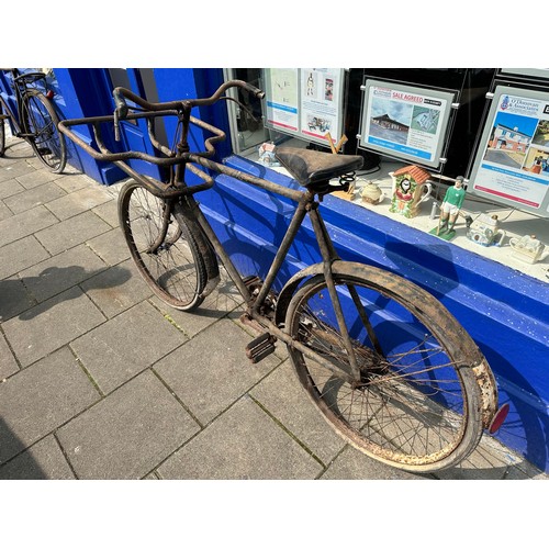 436 - Philips very rare butchers bicycle c. 1920's, seat h 3'