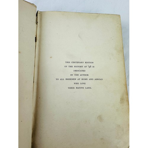 245 - The Insurrection of '98 by Rev. Kavanagh (1898) Centenary Edition