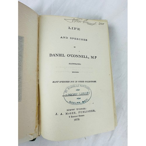 246 - Life and Speeches of Daniel O'Connell, Illustrated (1872) by J.A. McGee