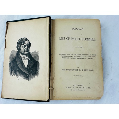 250 - Popular Life of O'Connell by C.P. Donahoe 1875