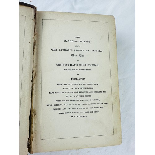 255 - The Life of Daniel O'Connell by Sr. Clare 1872 (ends detached)