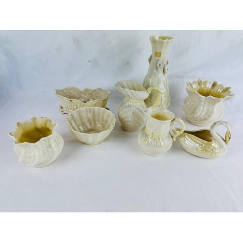 9 - A large collection of vintage Belleek