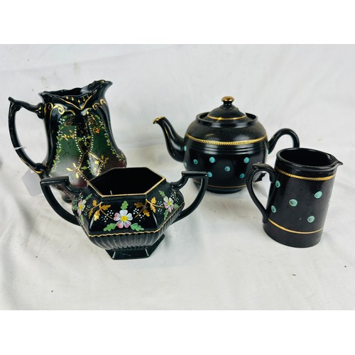 40 - Hand painted tea set ond others