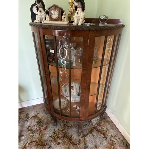 71 - China display cabinet, 46''h x 36''w