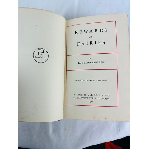 136 - Rudyard Kipling - Rewards and Fairies, 1st Edition 1910 r.r.p.€200