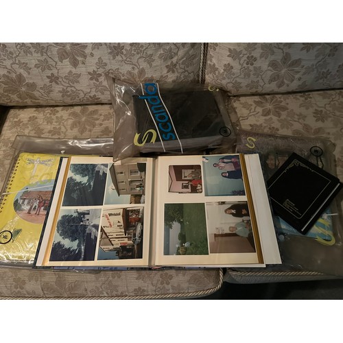 104 - Large box of vintage photographs etc