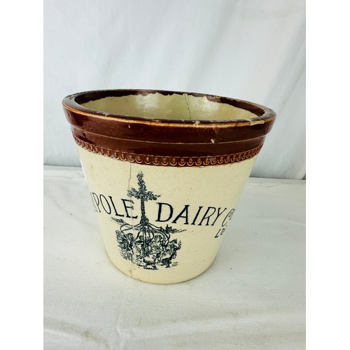 80 - MAYPOLE DAIRY & CO LTD LARGE CERAMIC 4LB BUTTER BOWL