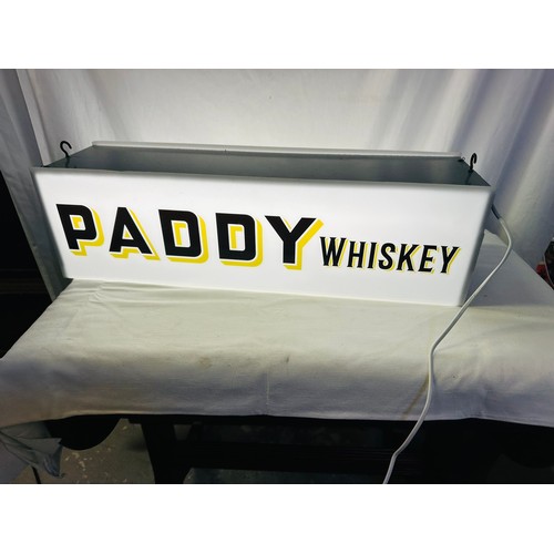 261 - PADDY WHISKEY ILLUMINATED SIGN