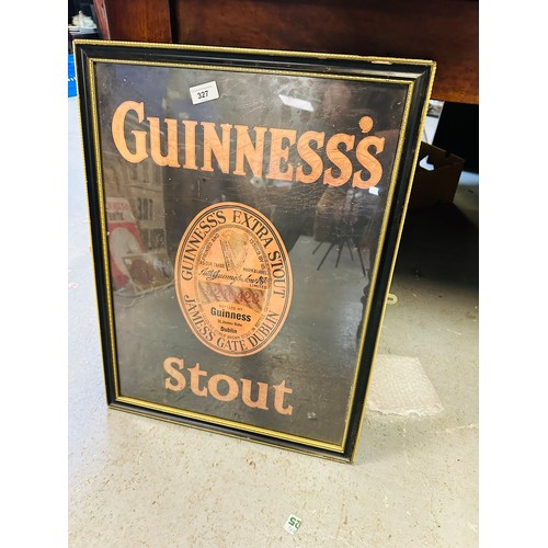 327 - GUINNESS STOUT ADVERTISING POSTER