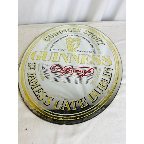 359 - GUINNESS STOUT ST JAMES GATE DUBLIN OVAL MIRROR H38CM
W31CM