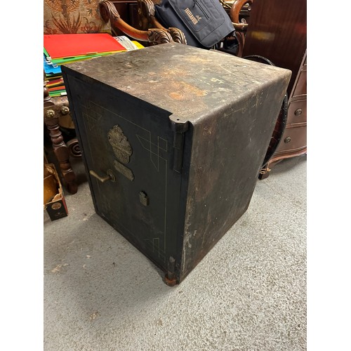 55A - LARGE OLD SAFE, OPEN - NO KEY