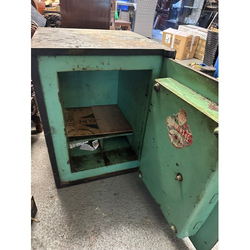 55A - LARGE OLD SAFE, OPEN - NO KEY