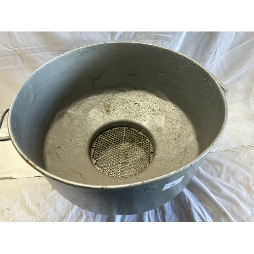 26 - LARGE MILK STRAINER, 16''D X 12''H