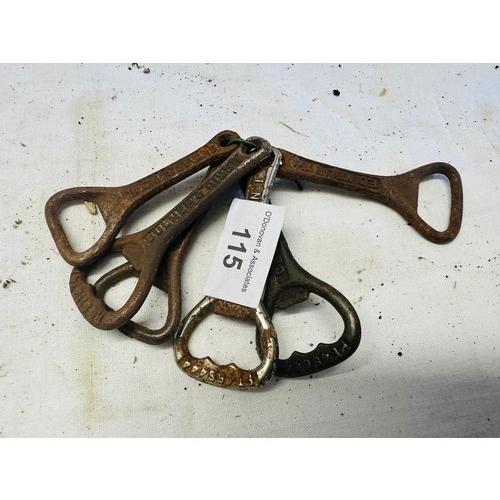 115 - EARLY 1900’S BOTTLE OPENERS