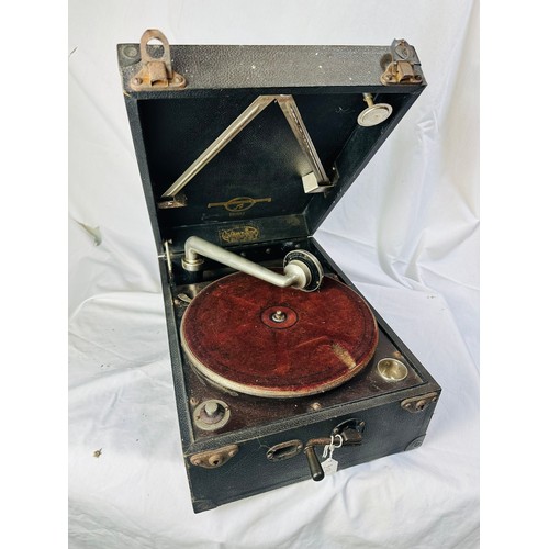94 - SUITCASE GRAMOPHONE BY COLUMBIA 15'' X 11''