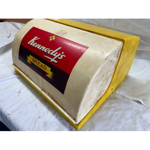 200 - KENNEDYS BREAD DUBLIN - SHOP DISPLAY ADVERTISEMENT, BREAD BIN, 19CMH X 36CMW X30CMD