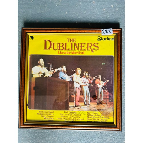 291C - SIGNED DUBLINERS RECORD LATE 1960’S SIGNED BY
LUKE KELLY AND RONNIE DREW