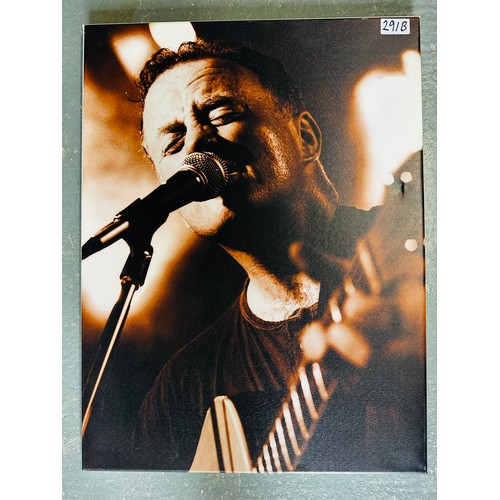 291B - CHRISTY MOORE TWO PHOTOGRAPHS ON CANVAS
H62CM W46CM