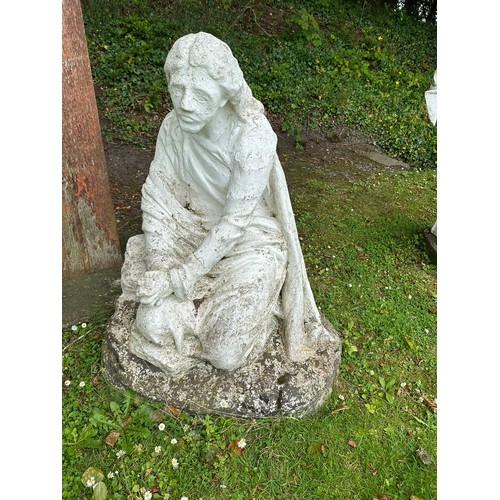 279 - magnificent collection of three statues representing the Women of the Crucifixion. 70''h , 69''h and... 