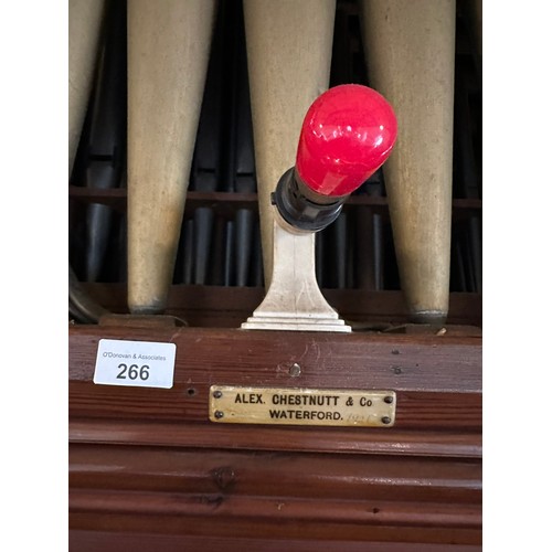 266 - An impressive Church organ by Alex Chesnutt and Co. Waterford. 92''w x 71''d x 156''h