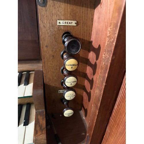 266 - An impressive Church organ by Alex Chesnutt and Co. Waterford. 92''w x 71''d x 156''h