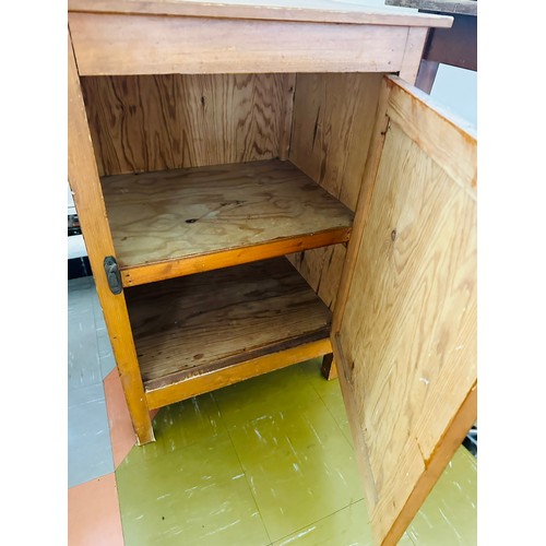 294 - Single door pine  locker 21''w x 15''d x 30''h