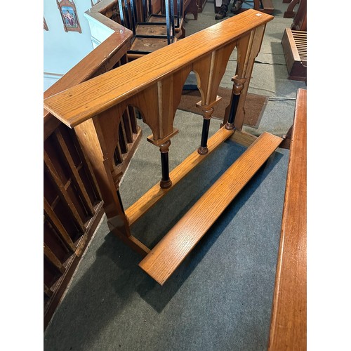 264 - A Gothic style pine Prie Dieu 54''l x 36''h