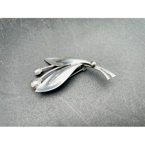 10 - A Danish silver broach