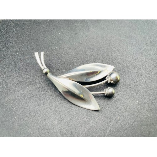 10 - A Danish silver broach