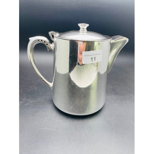 11 - A 3 pint EPNS tea pot