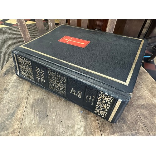 421 - Leather bound Holy Bible