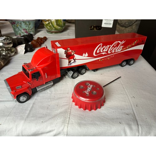 427 - Remote control Coca Cola truck and trailer