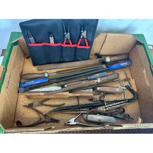 222 - Collection of hand tools by Knipex, Draper and Python files