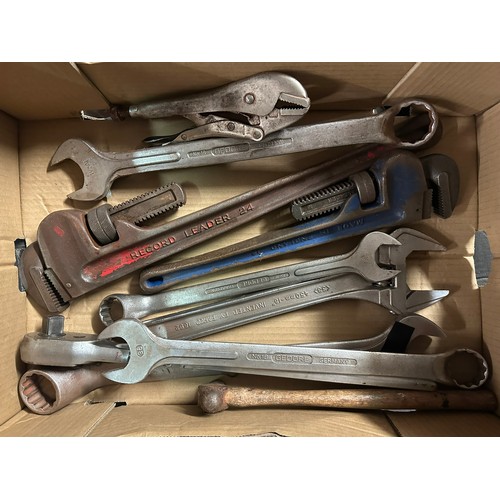 225 - Various top quality Record and Gedore spanners