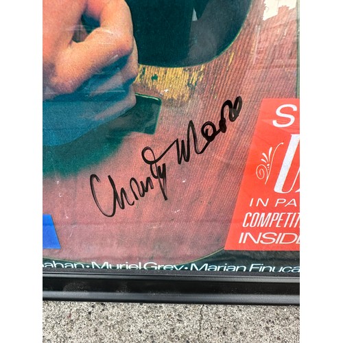 33 - Original Hot Press signed limited edition Christy Moore
 cover poster, 18th June 1987 H68cm W50cm