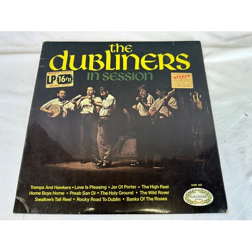 35 - Dubliners in Session vinyl Album from 1964 signed by Luke
 Kelly & Ronnie Drew