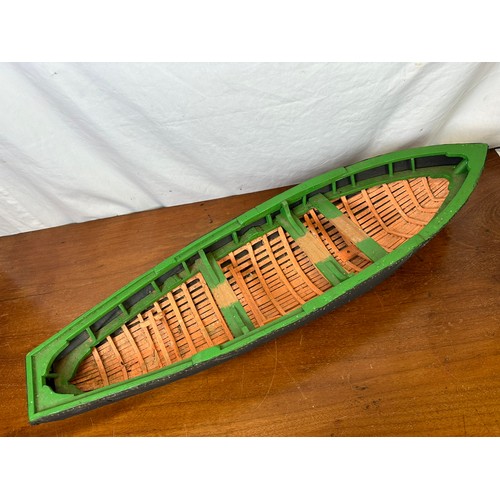 19 - Traditional hand made model Currach, 2' long