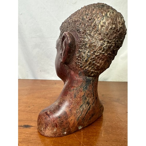 295 - Red rose marble head